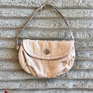 Gianni Bini Micro Monogram Canvas Bag